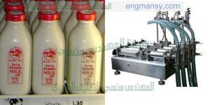 ماكينات تعبئة زيوت عصير حليب من شركة المهندس منسى ام تو باك
