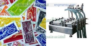 ماكينة تعبئة العصائر واللبن وجميع انواع السوائل في اكياس