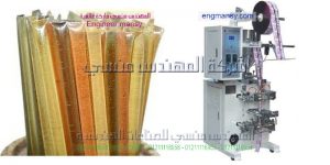 ماكينة تعبئة وتغليف سوائل في اكياس لشامبو وعطر ولوليتا