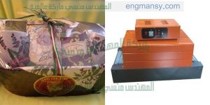 ماكينة تغليف شرنك وبها تجربة تغليف لتوضيح عملية تغليف بلاستيك شفاف سولفان