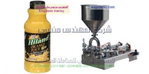 مكنة تعبئة وتغليف السوائل