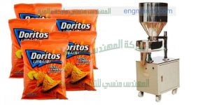 آلة وماكينة تعبئة وتغليف سناكس شيبسي بفك البيليت فشار