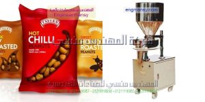 ماكينة تعبئة فول تموين كيس سلفان خفيف نصف اوتوماتيك (2)