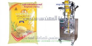 ماكينة تعبئة وتغليف أكياس بودرة الثوم في أكياس ذات لحام سنتر سيلنج