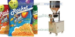 ماكينة تعبئة وتغليف سناكس شيبس بفك مقرمشات ذرة