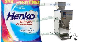 مكينة تعبئة بودر نصف أتوماتيك